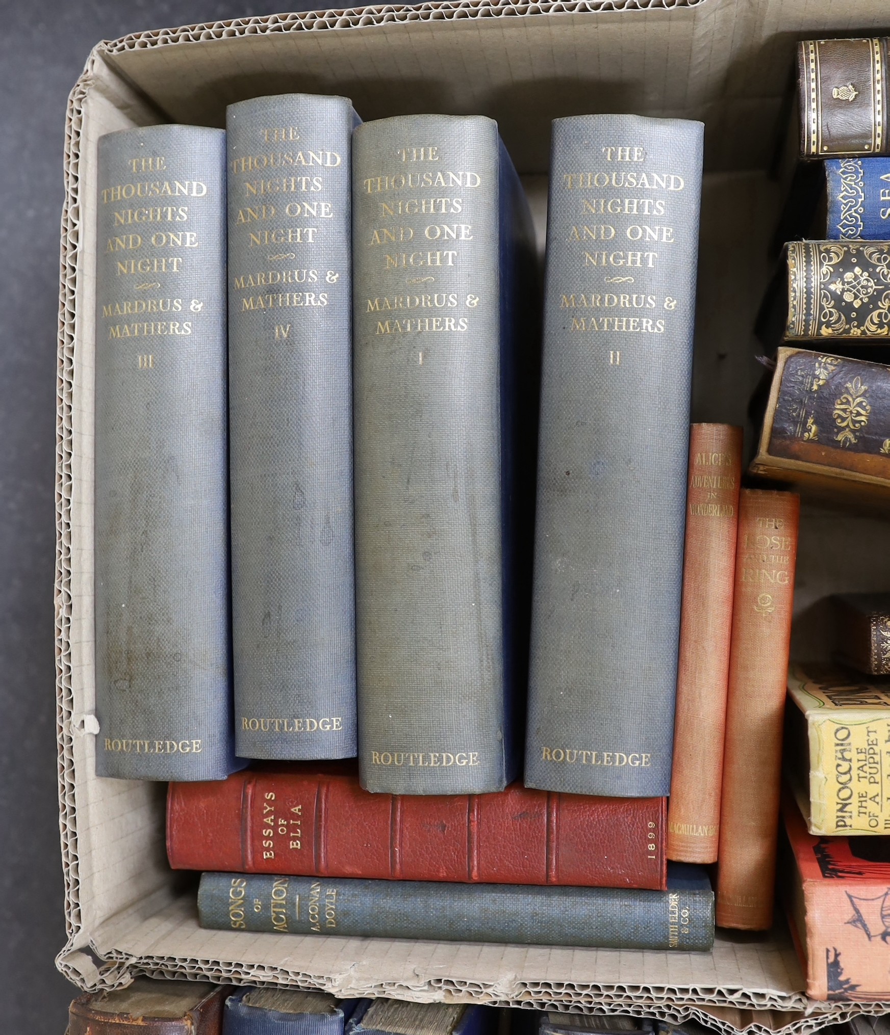 Leather and Clothbound Books - an interesting miscellany, includes: Angelo, Henry - Reminiscences of Henry Angelo, with memoirs of his late father and friends ... 2 vols.